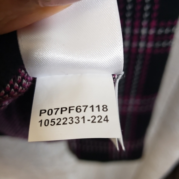 Jones New York Plaid Knit Cardigan - Picture 12 of 12
